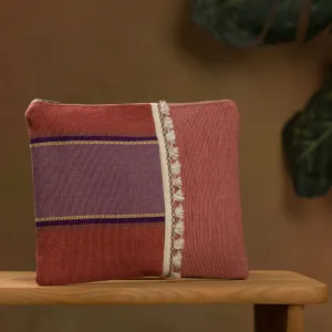 Upcycled Canvas Weave Clutch