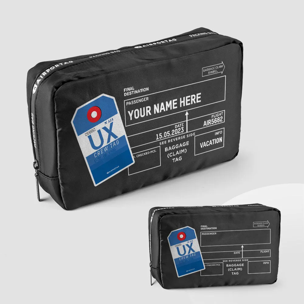 UX - Packing Bag