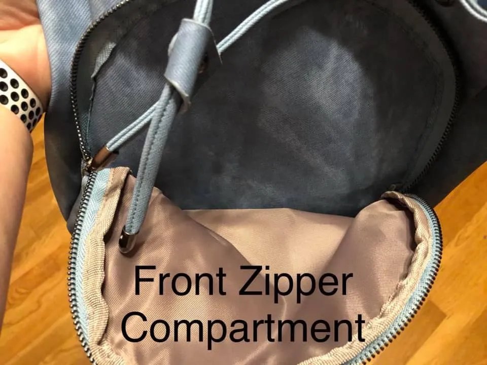 Vegan Leather Backpack - Pink