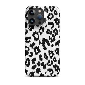 White Cool Leopard® iPhone® snap case