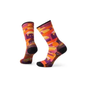 Womens Hike Light Cushion Bear Country Print Crew Socks