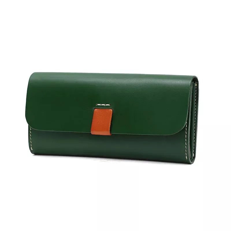 Women's Snap Leather Wallet