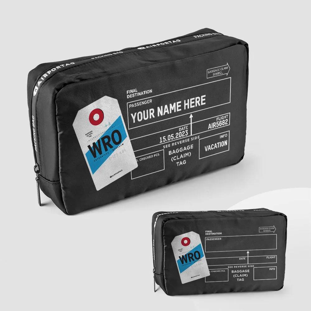 WRO - Packing Bag