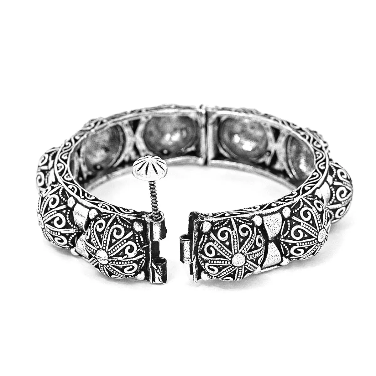 Yellow Chimes Bracelet for Women and Girls Silver Oxidised Bracelet for Girls | Doom Designed Bracelet | Birthday Gift For girls and women Anniversary Gift for Wife
