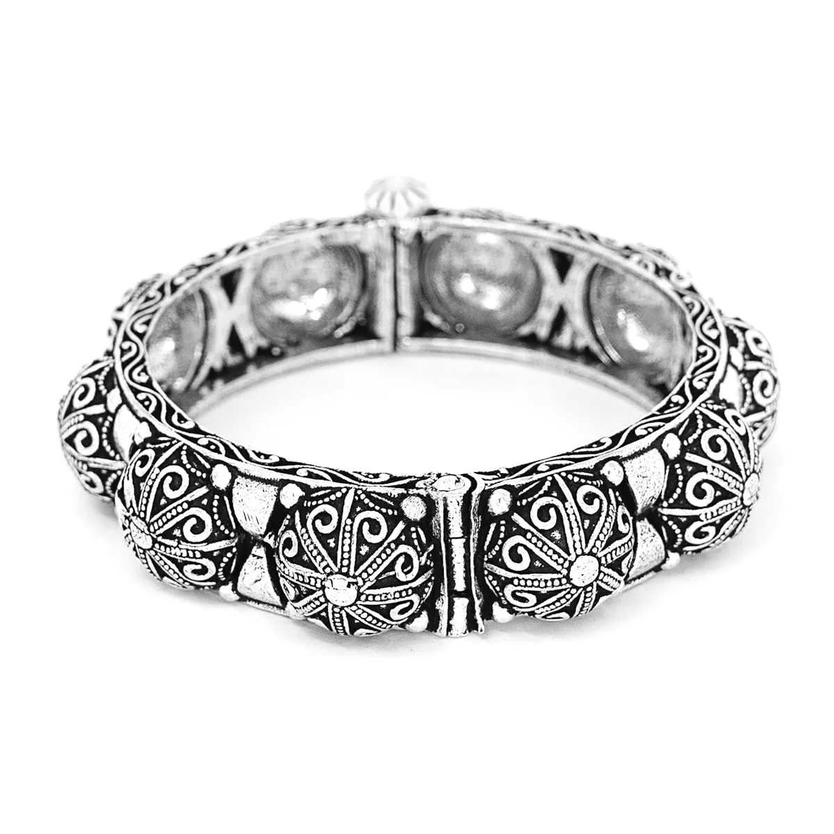 Yellow Chimes Bracelet for Women and Girls Silver Oxidised Bracelet for Girls | Doom Designed Bracelet | Birthday Gift For girls and women Anniversary Gift for Wife