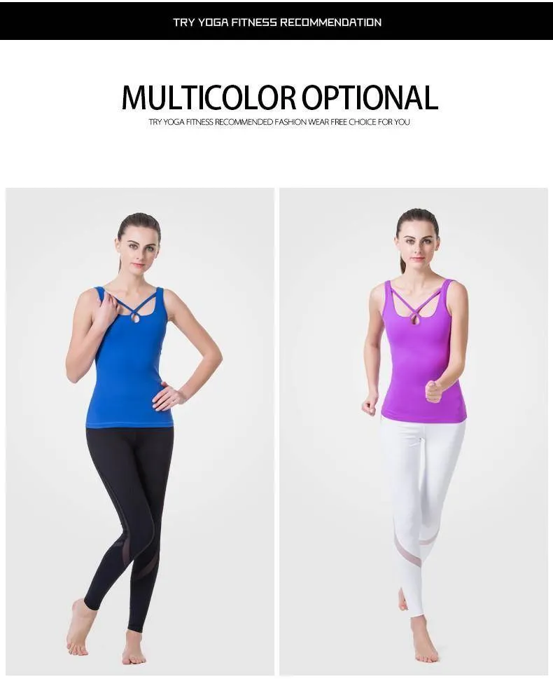 Yoga Leggings With Stylish Mesh