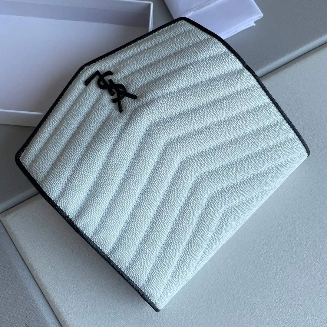YSK179 Wallet in Grain De Poudre Embossed Leather