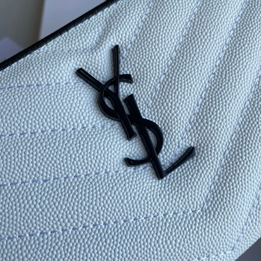 YSK179 Wallet in Grain De Poudre Embossed Leather