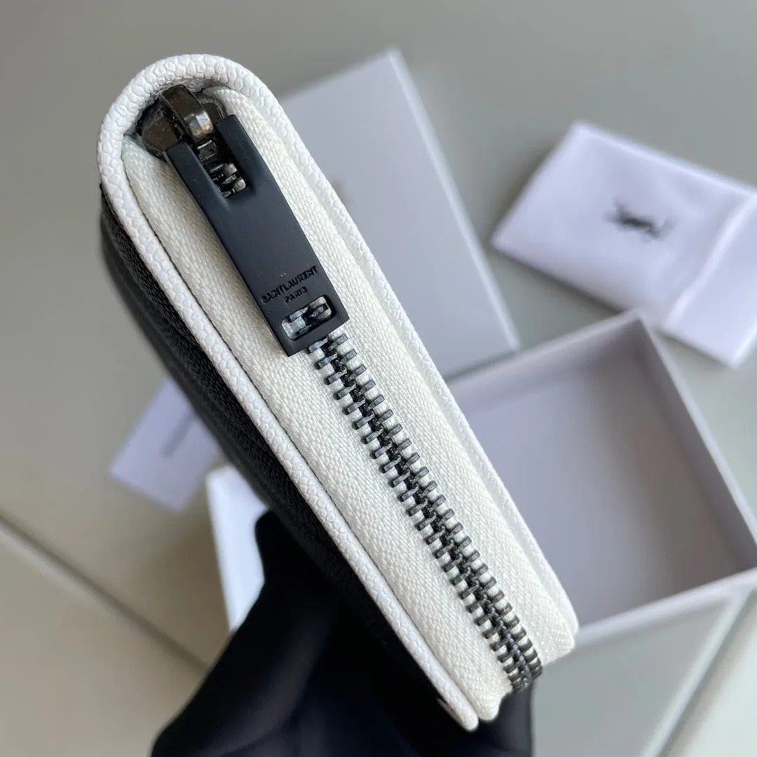 YSK180 Wallet in Grain De Poudre Embossed Leather