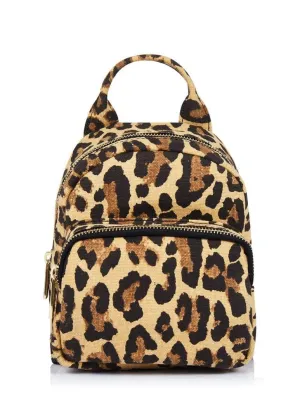 Zadie Leopard Mini Backpack
