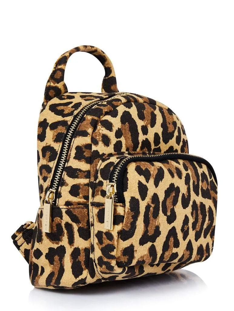 Zadie Leopard Mini Backpack