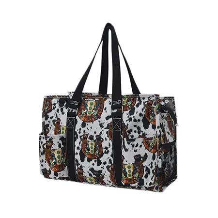 Zippered Caddy Organizer Tote Bag